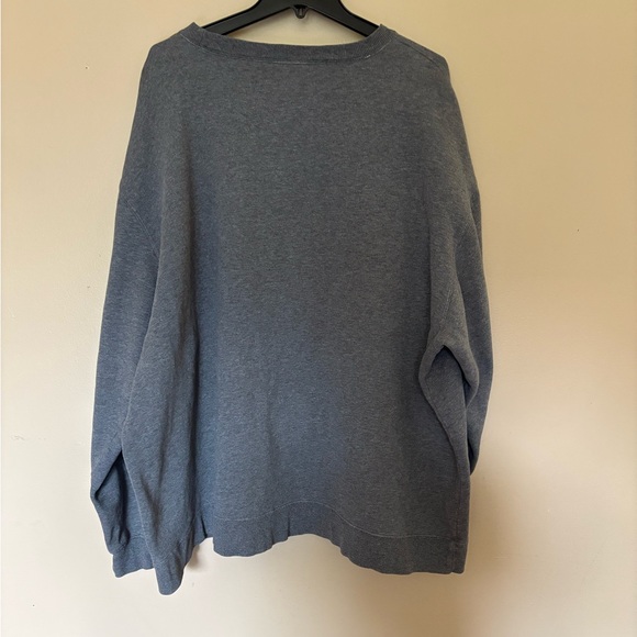 Disney Mickey Mouse Crewneck Sweater Cotton Vintage Grey Embroidered XXL - Picture 4 of 4